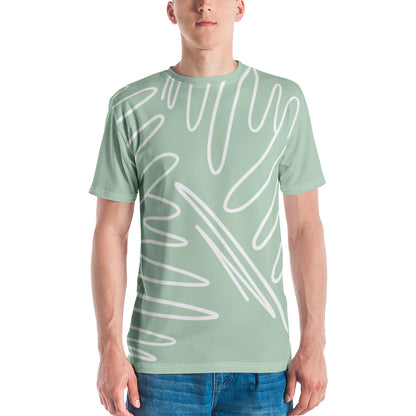 Camiseta Linha Esboçada Abstrata