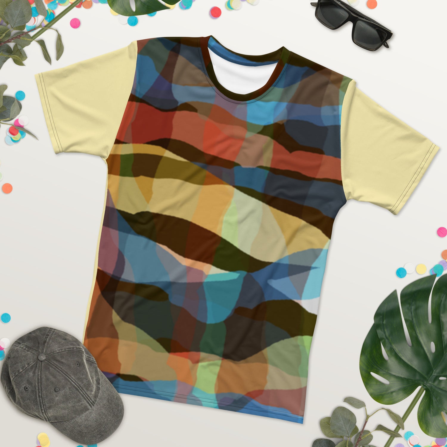 T-shirt Thick Colored Lines