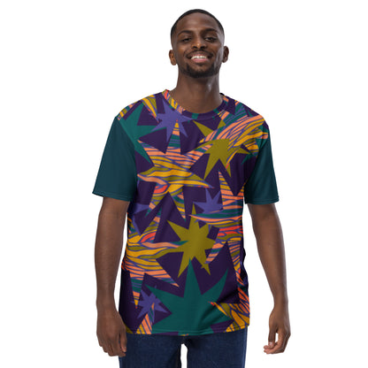 T-shirt Seven Pointed Colored Stars