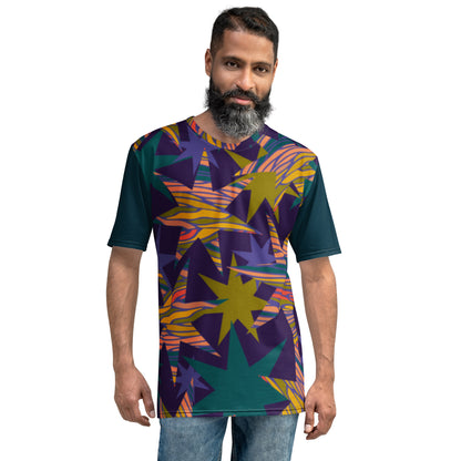 T-shirt Seven Pointed Colored Stars