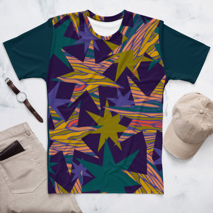 T-shirt Seven Pointed Colored Stars