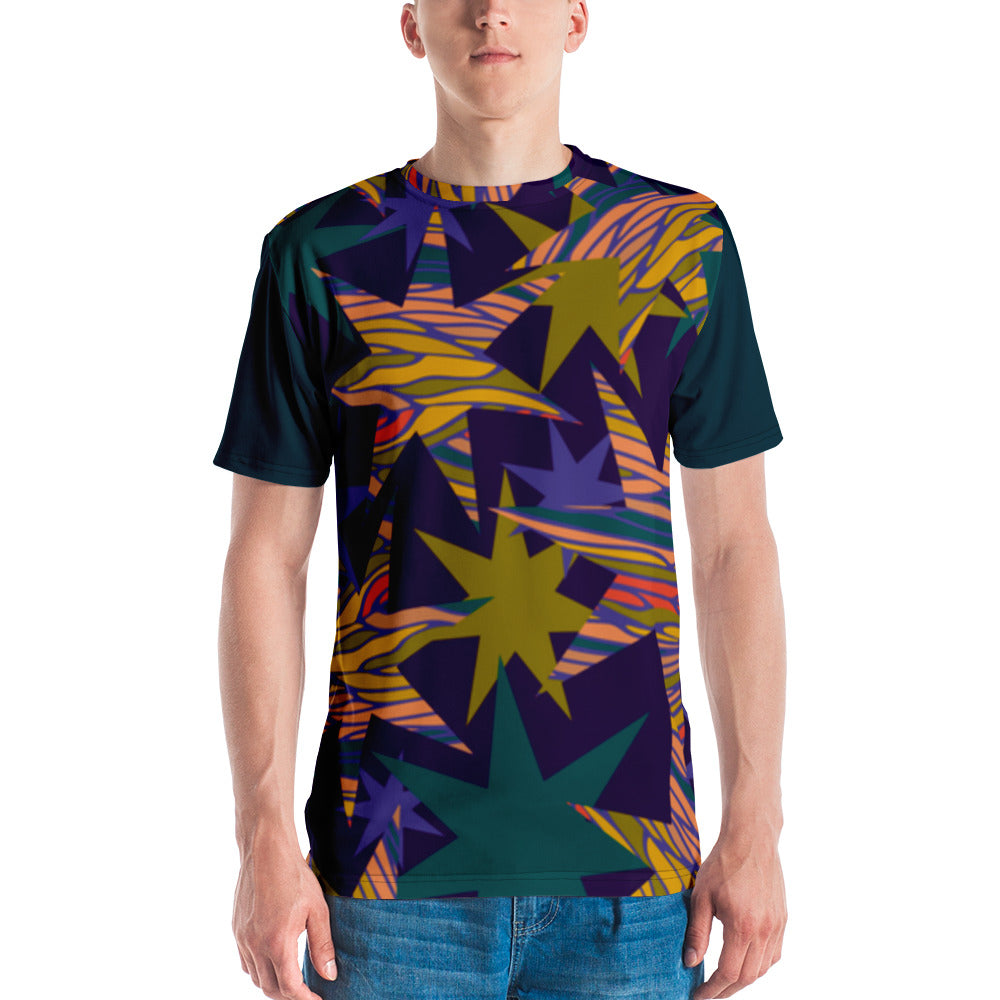 T-shirt Seven Pointed Colored Stars