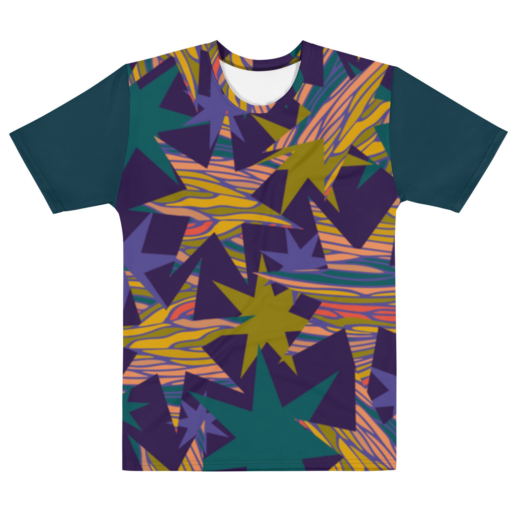 T-shirt Seven Pointed Colored Stars