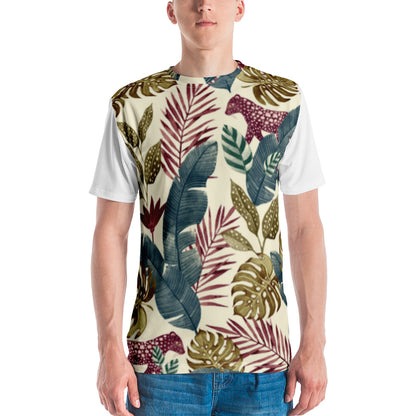 Camiseta Jaguar Vermelha na Floresta