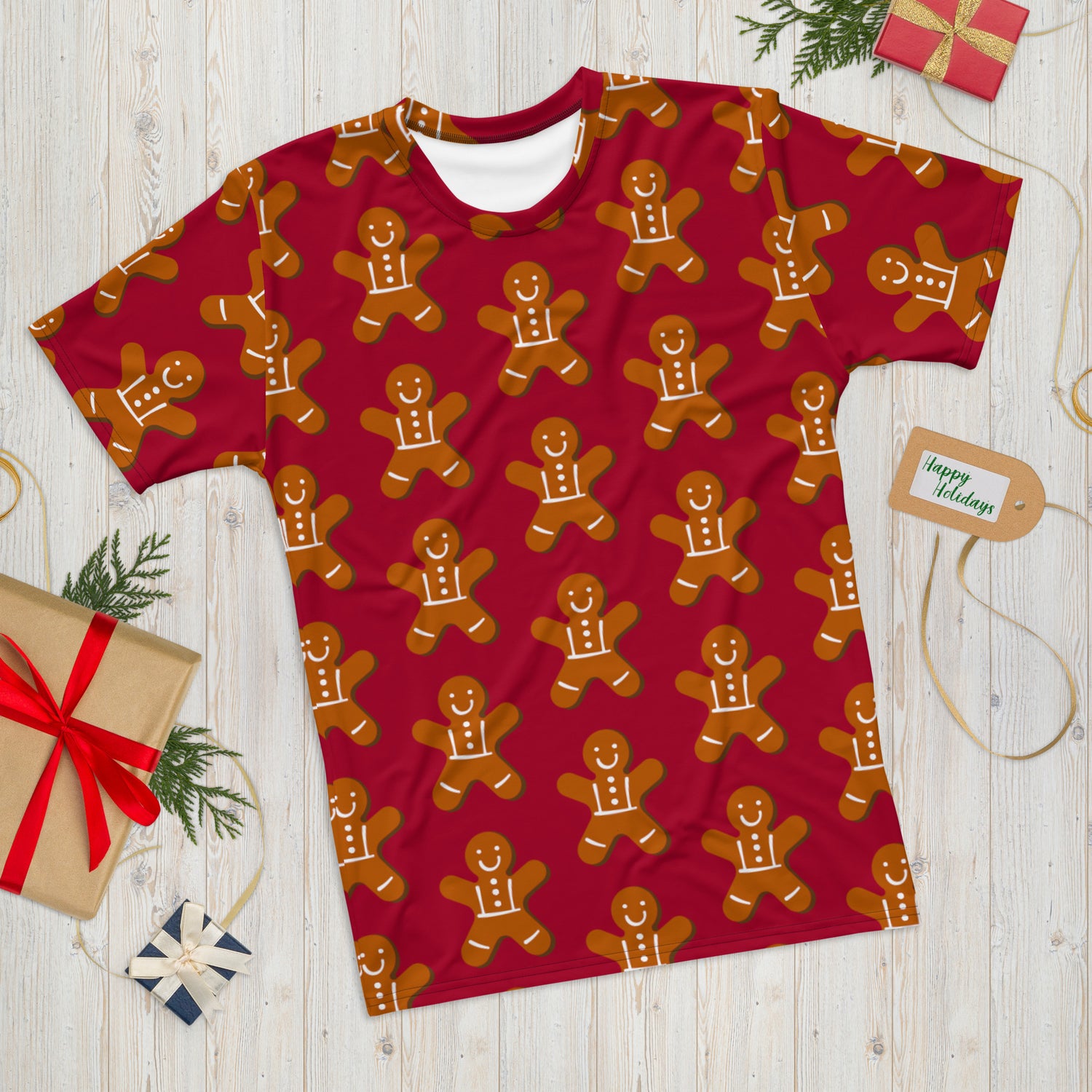 Ginger Bread Christmas Matching Dad T-shirt