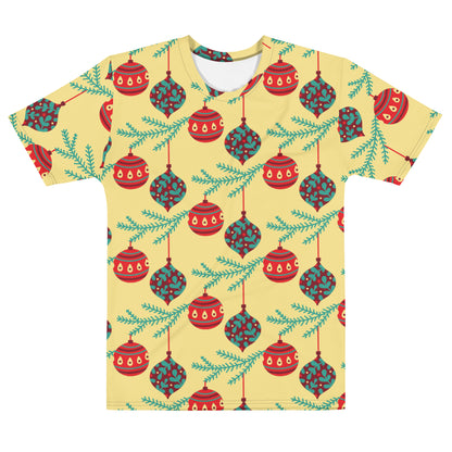 Yellow Balls Christmas Matching Dad T-shirt