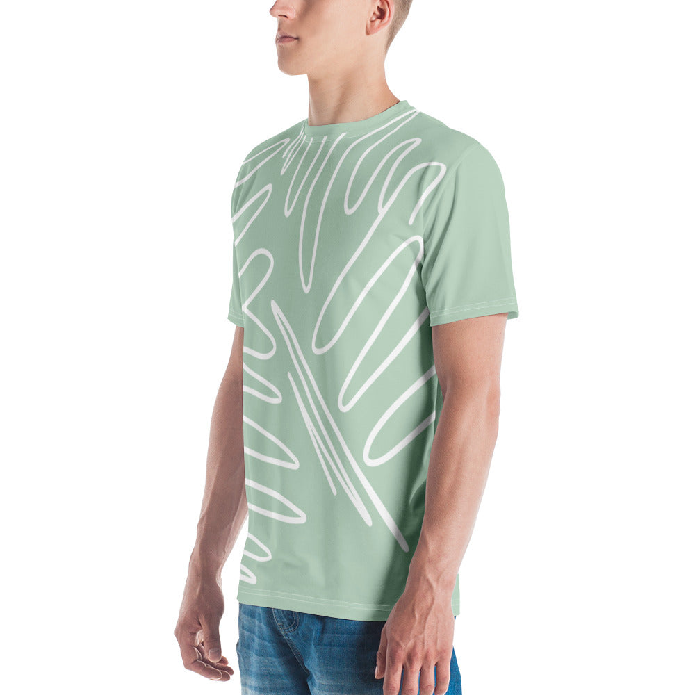 Camiseta Linha Esboçada Abstrata