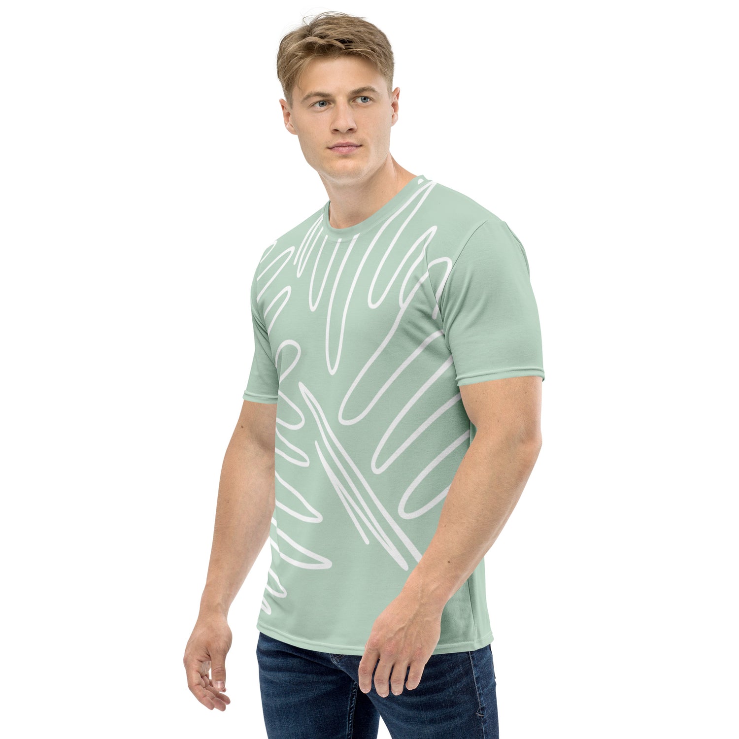 T-shirt Abstract Sketched Line