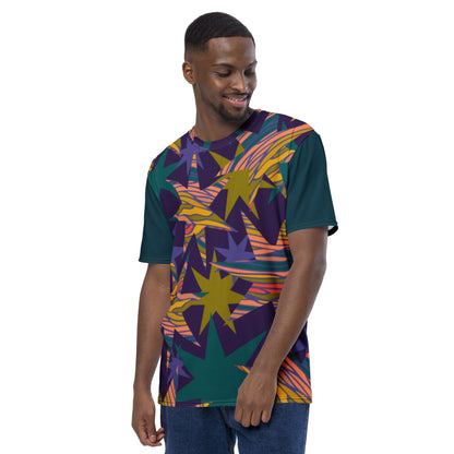 T-shirt Seven Pointed Colored Stars