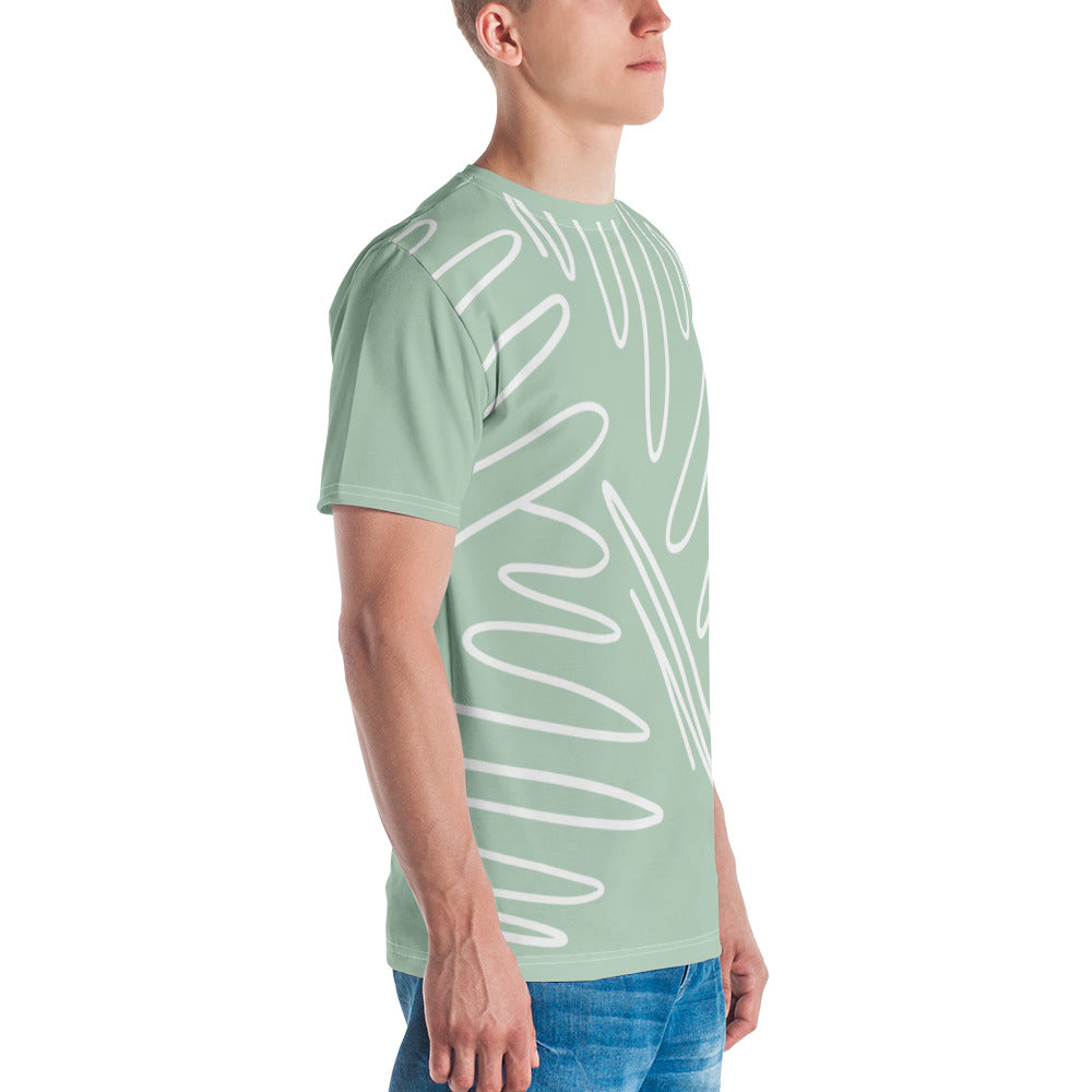 Camiseta Linha Esboçada Abstrata