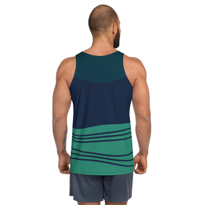 Tank Top Blue and Green