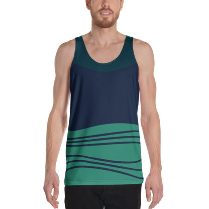 Tank Top Blue and Green