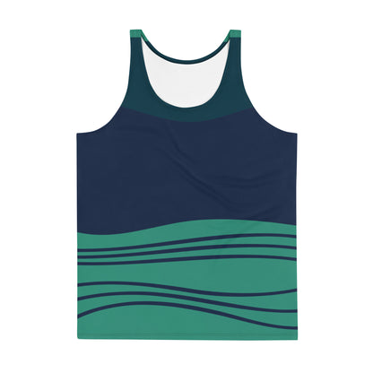 Tank Top Blue and Green