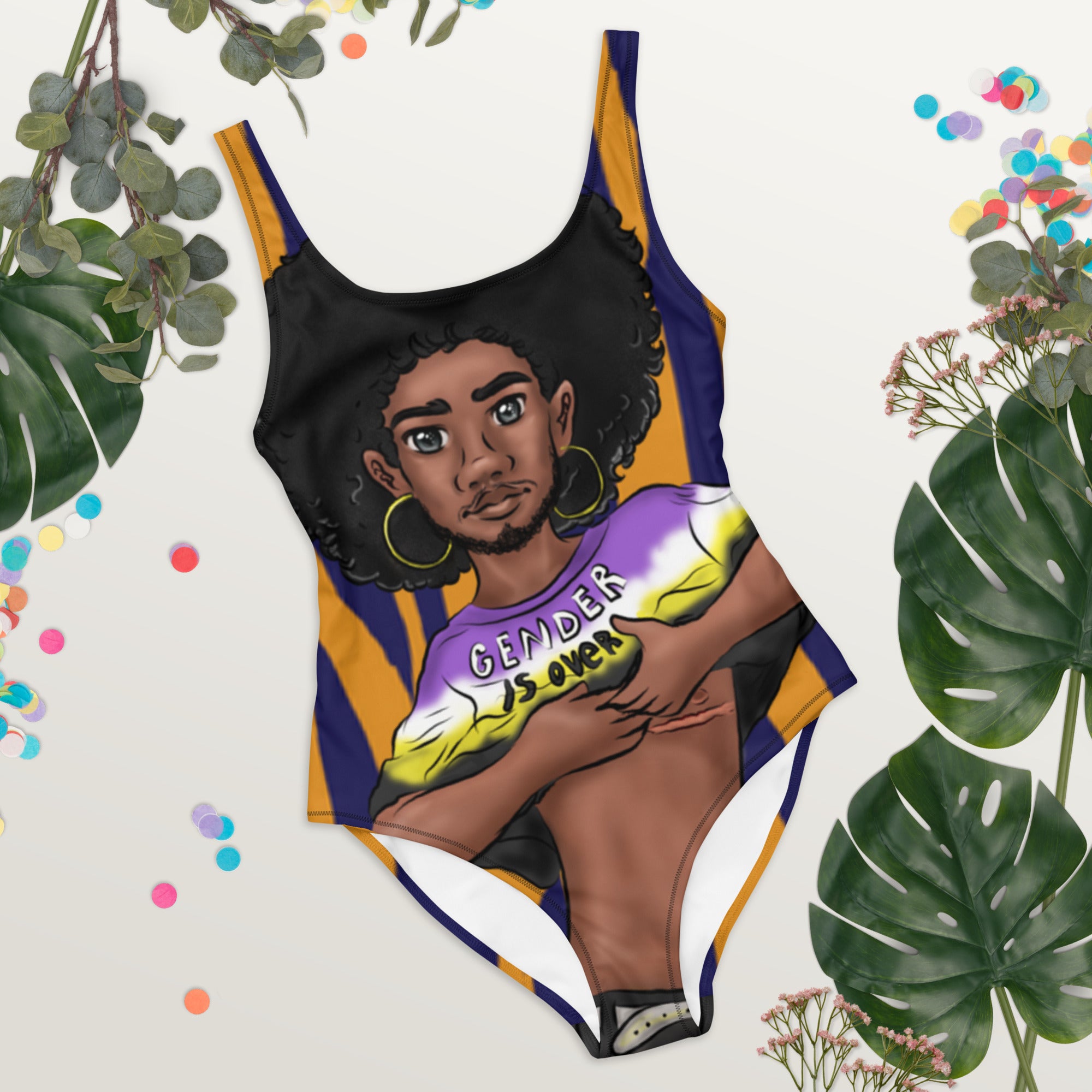 One-Piece Swimsuit Non-Binary