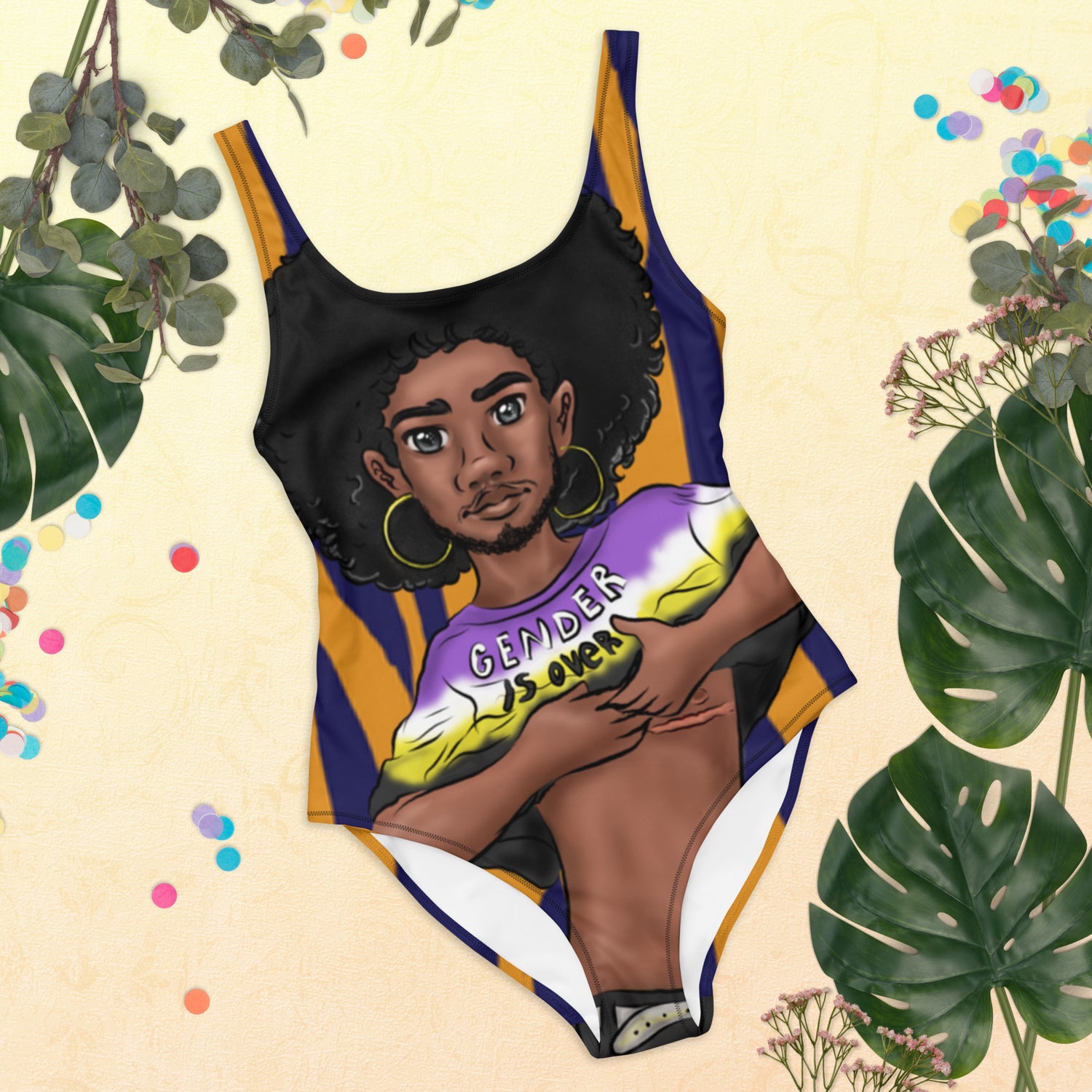 One-Piece Swimsuit Non-Binary