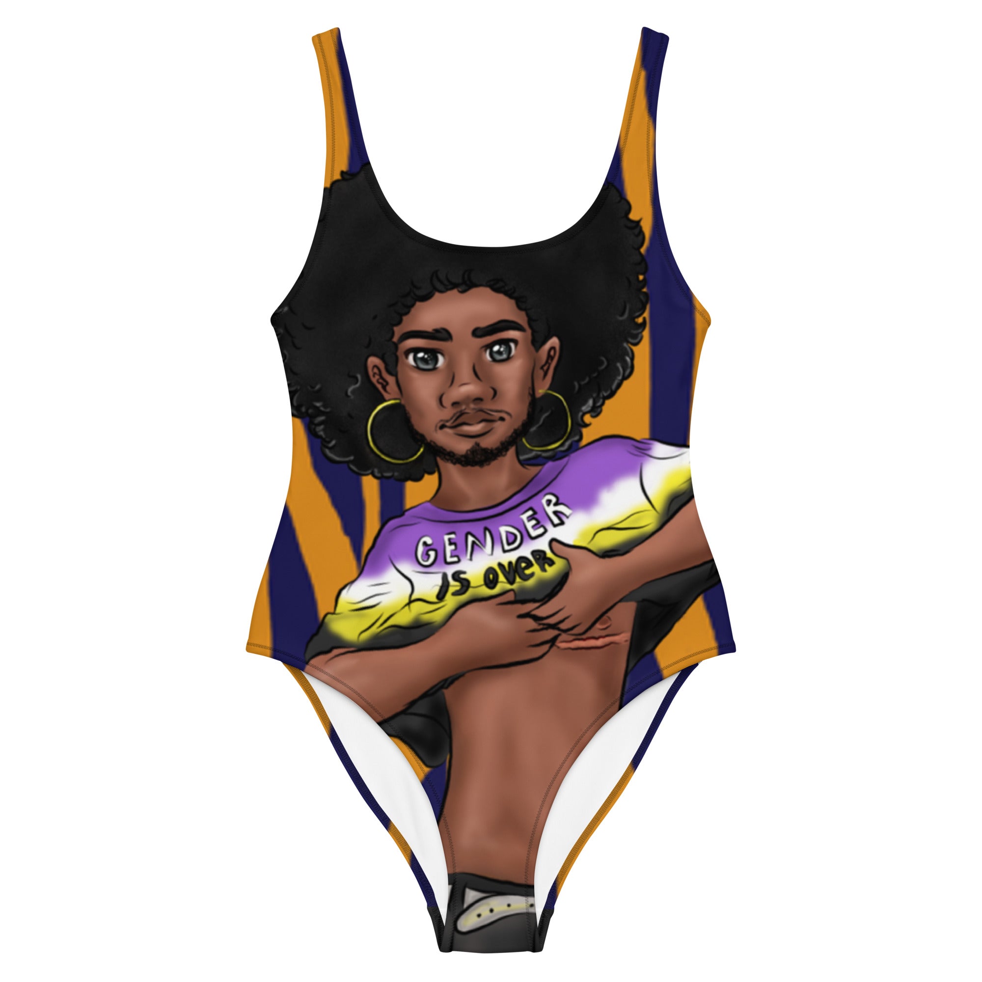 One-Piece Swimsuit Non-Binary