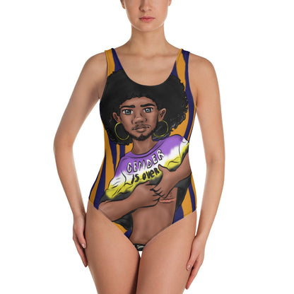 One-Piece Swimsuit Non-Binary