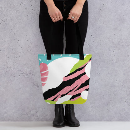 Tote bag Pop Art Pink