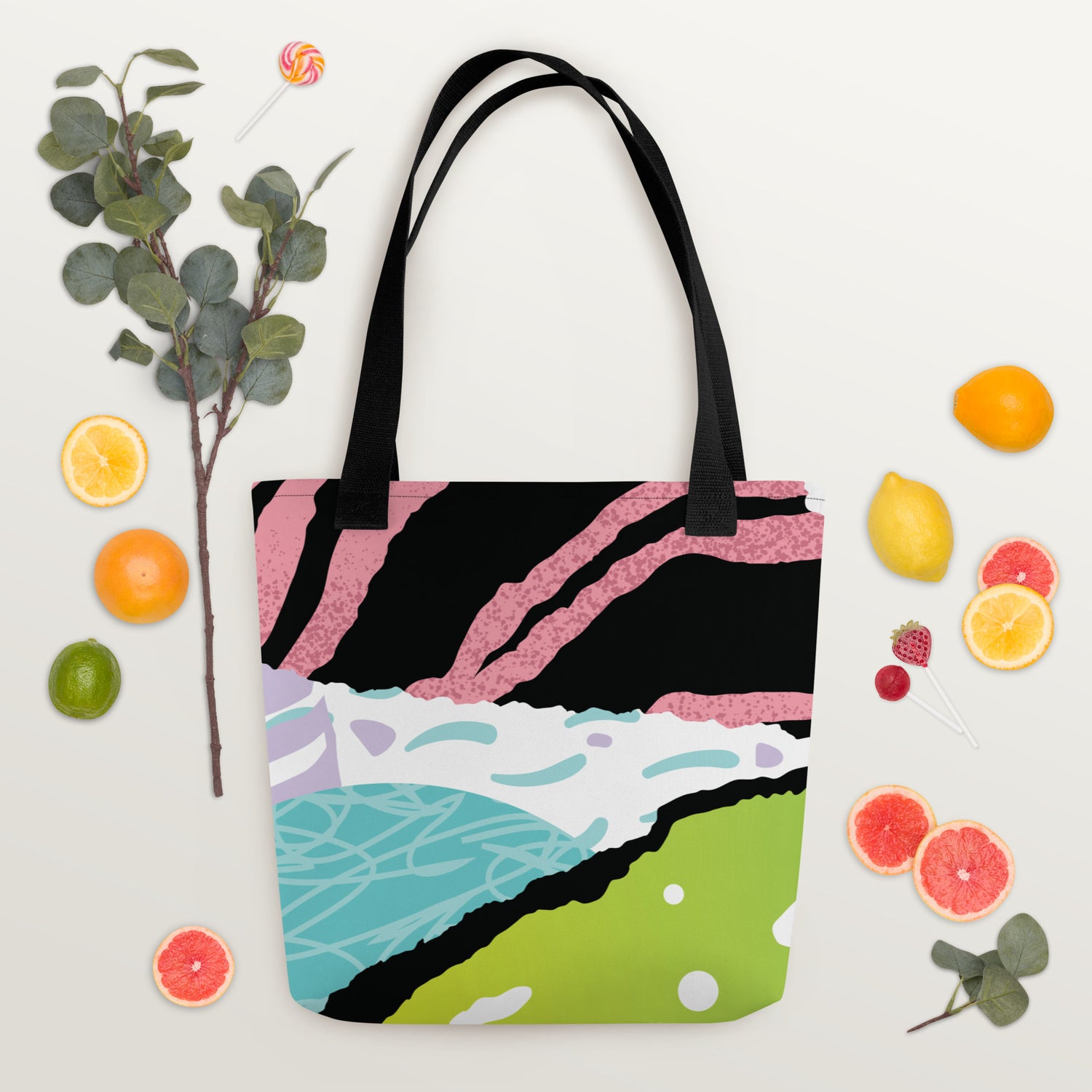 Tote bag Pop Art Pink