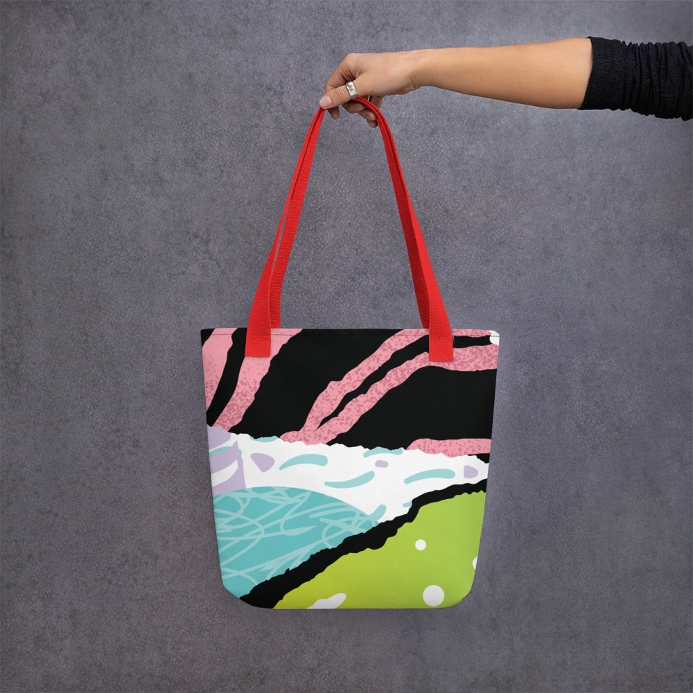 Tote bag Pop Art Pink