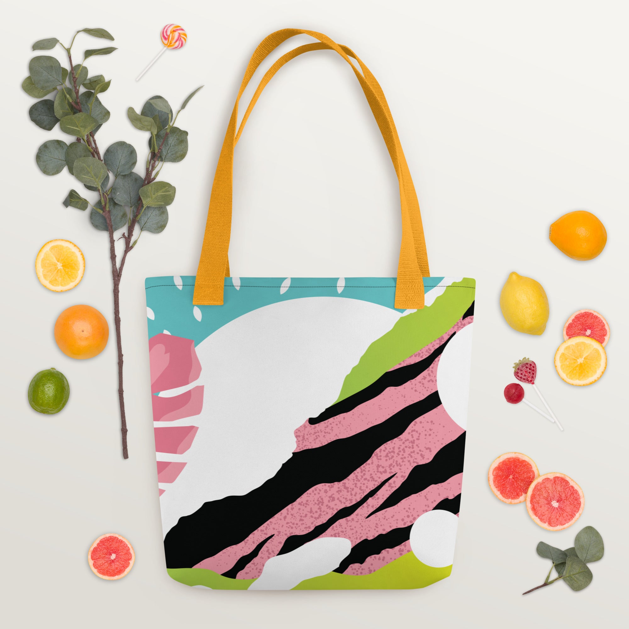 Tote bag Pop Art Pink