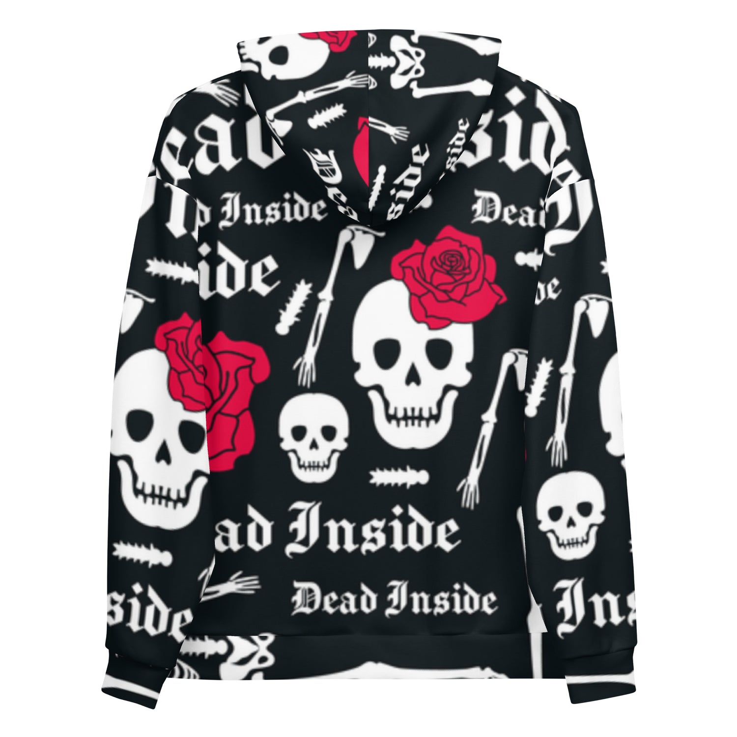 Sudadera con capucha Calavera con Flor