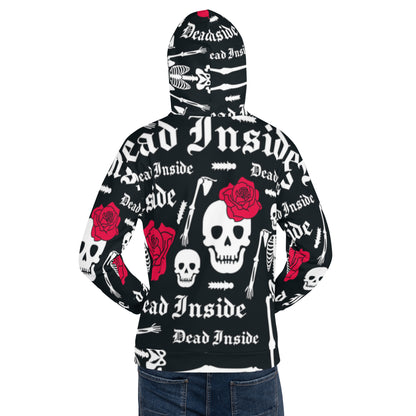 Sudadera con capucha Calavera con Flor