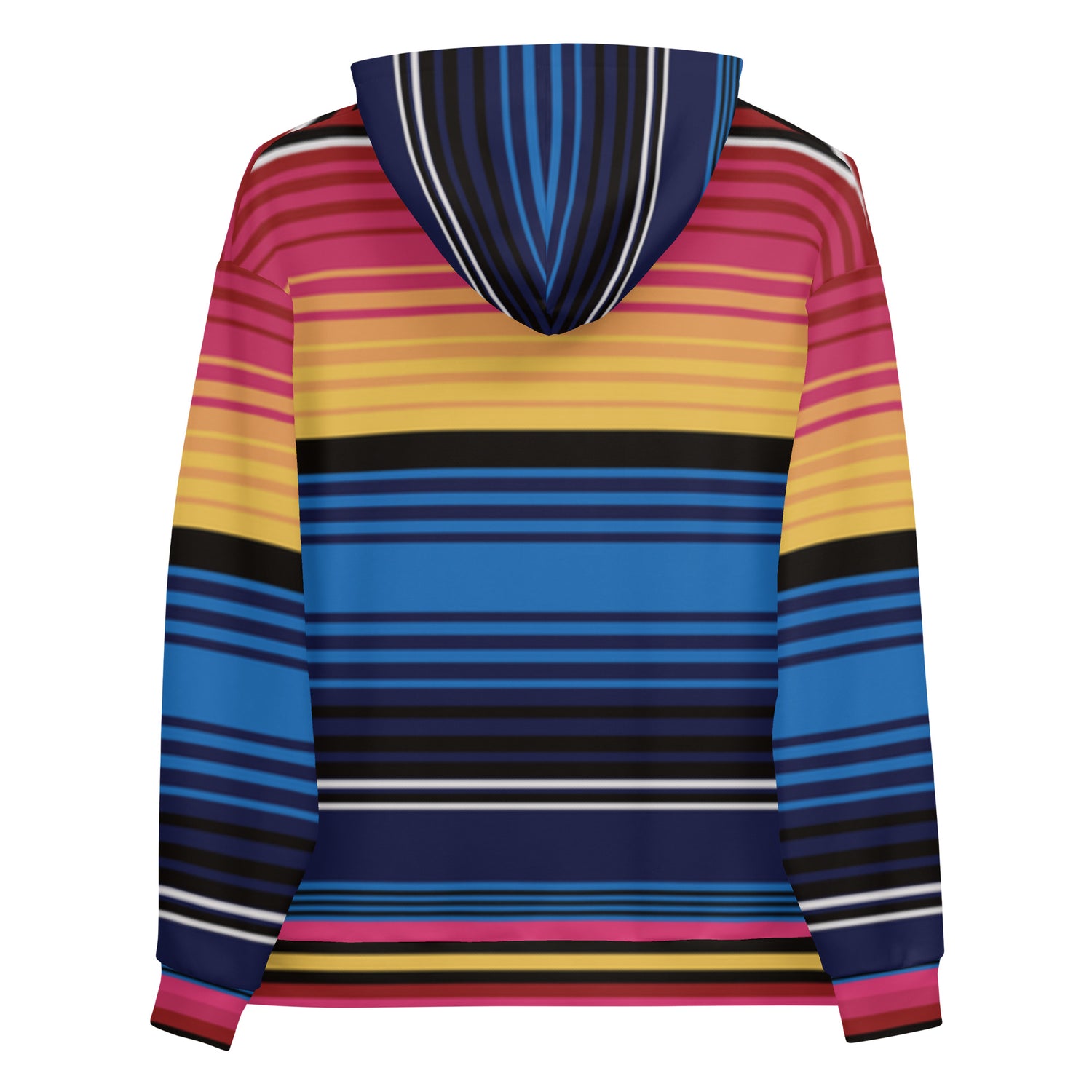 Sudadera Con Capucha Rayas De Colores