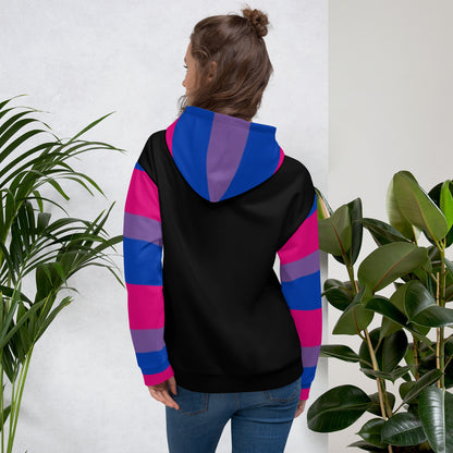 Sudadera con capucha Bandera del Orgullo Bisexual