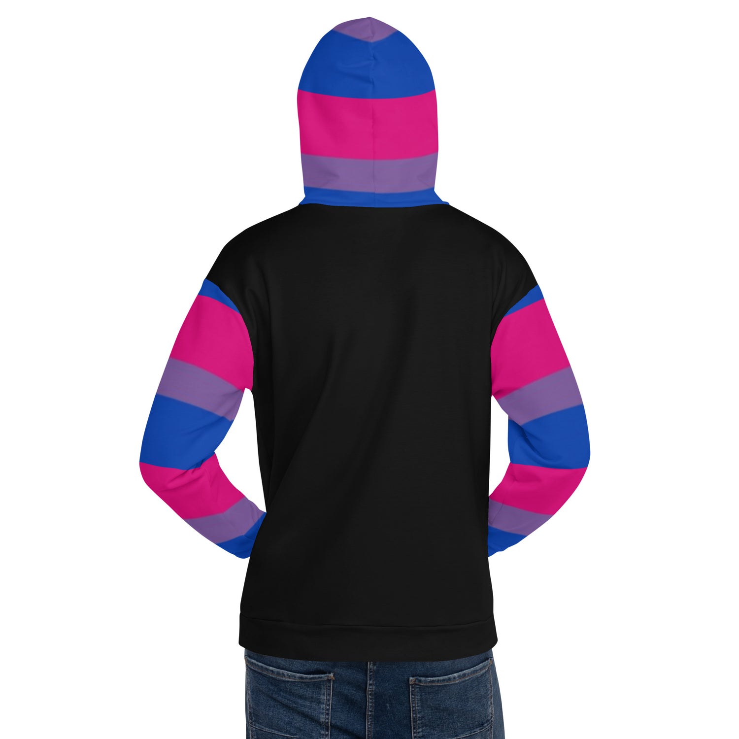 Sudadera con capucha Bandera del Orgullo Bisexual