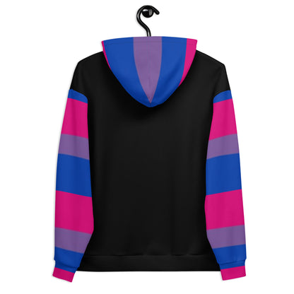 Sudadera con capucha Bandera del Orgullo Bisexual