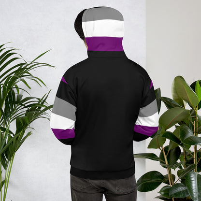 Hoodie Asexual pride flag