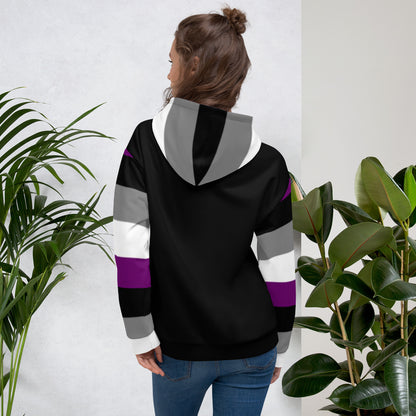 Hoodie Asexual pride flag