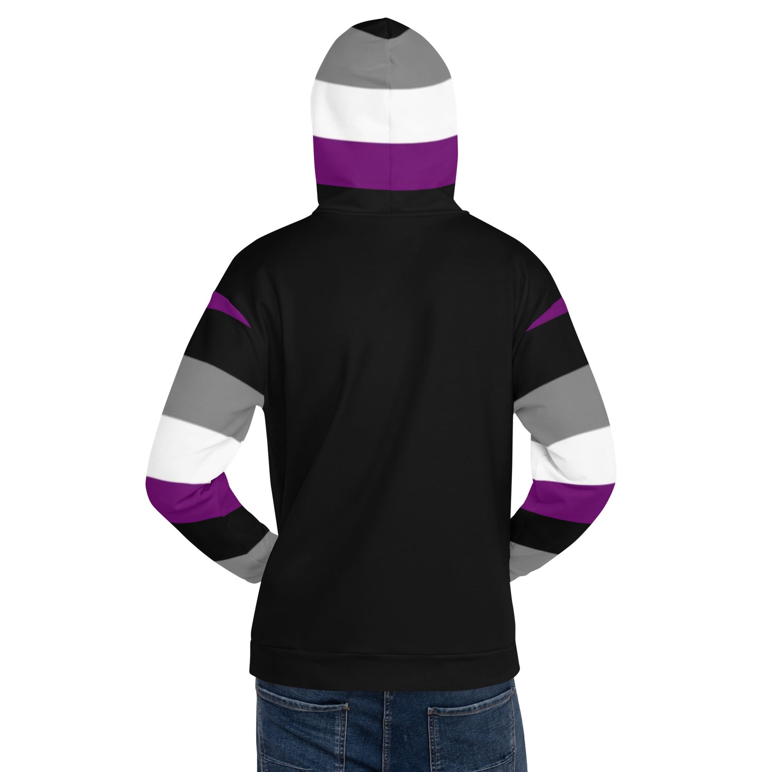 Hoodie Asexual pride flag