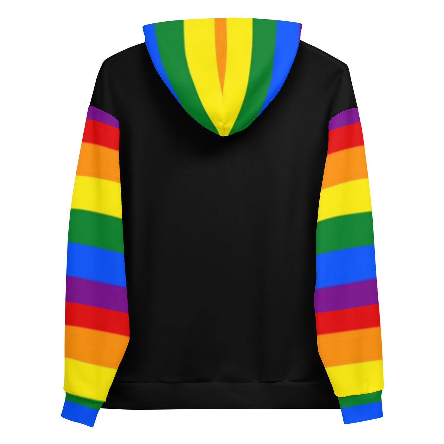 Sudadera con capucha LGBTQ+ bandera del orgullo arcoiris