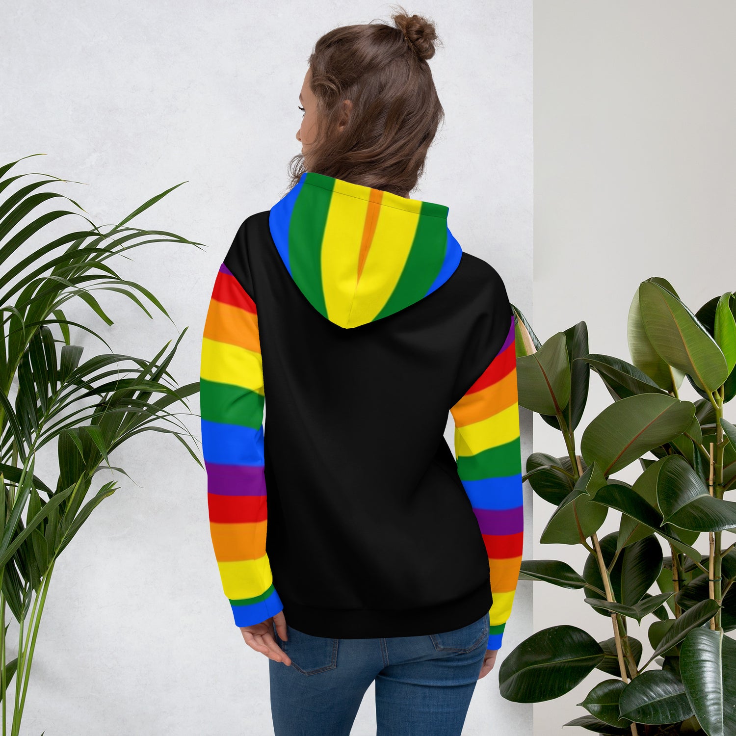 Hoodie LGBTQ+ rainbow pride flag