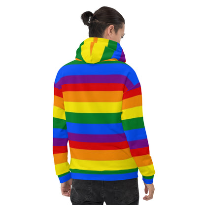 Hoodie LGBTQ+ rainbow pride flag