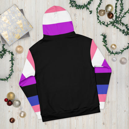 Hoodie Genderfluid pride flag