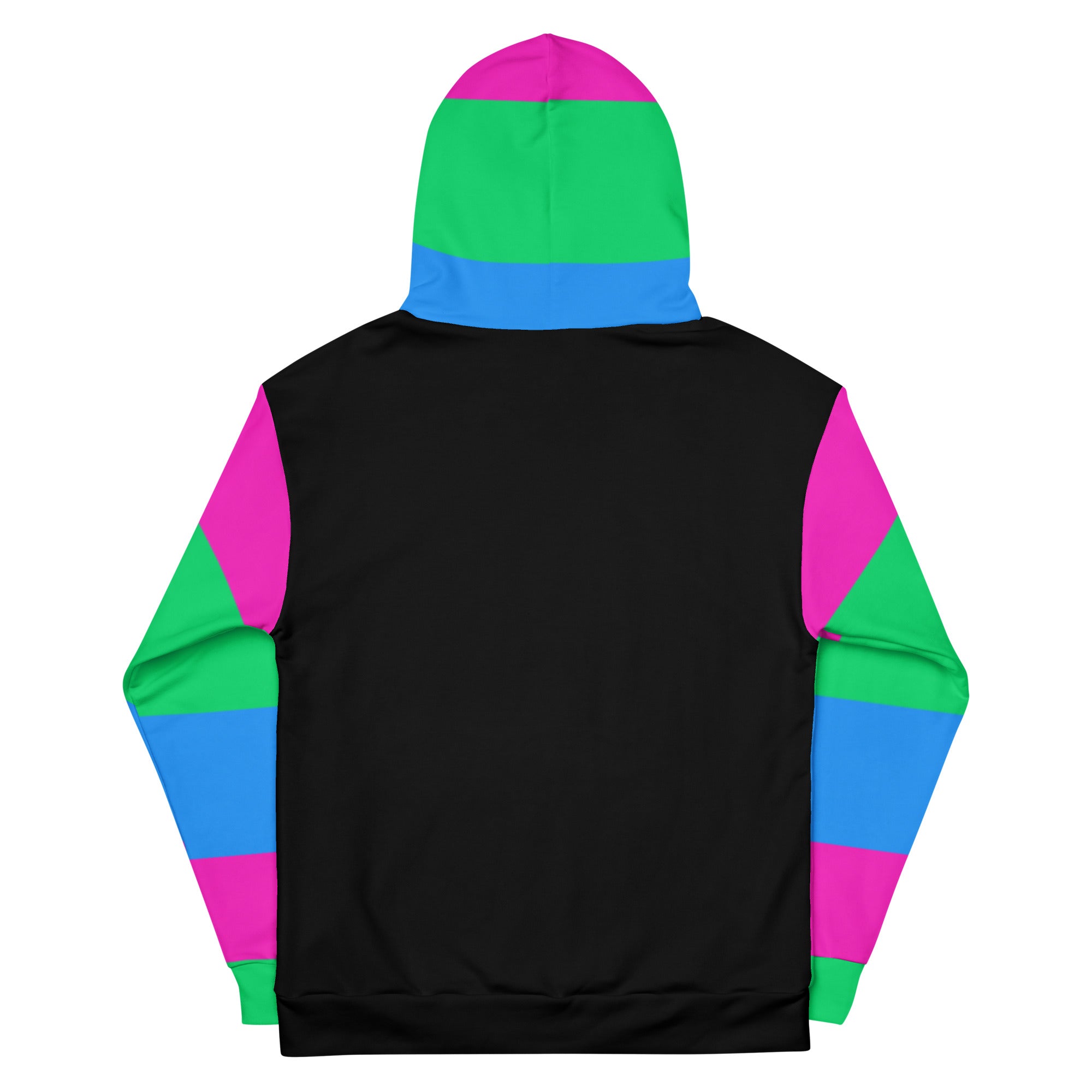 Sudadera con capucha Bandera del Orgullo Polisexual