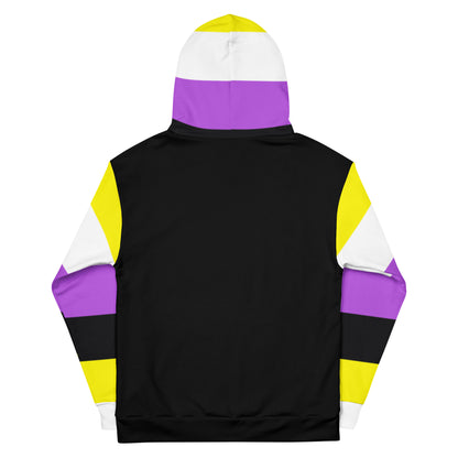 Hoodie Non-Binary Pride Flag