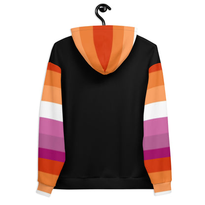 Hoodie Lesbian pride flag