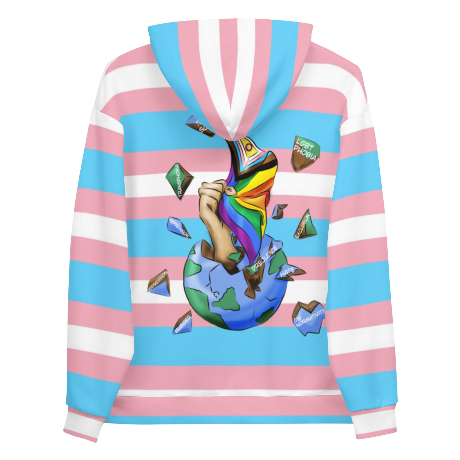 Hoodie transgender Planet Resistance