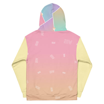 Sudadera con capucha de color