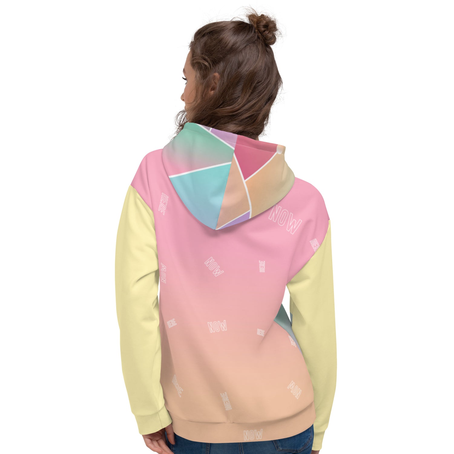 Sudadera con capucha de color