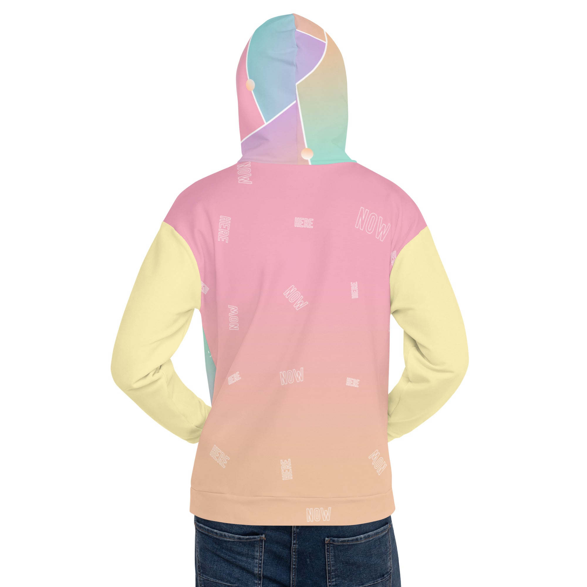 Sudadera con capucha de color