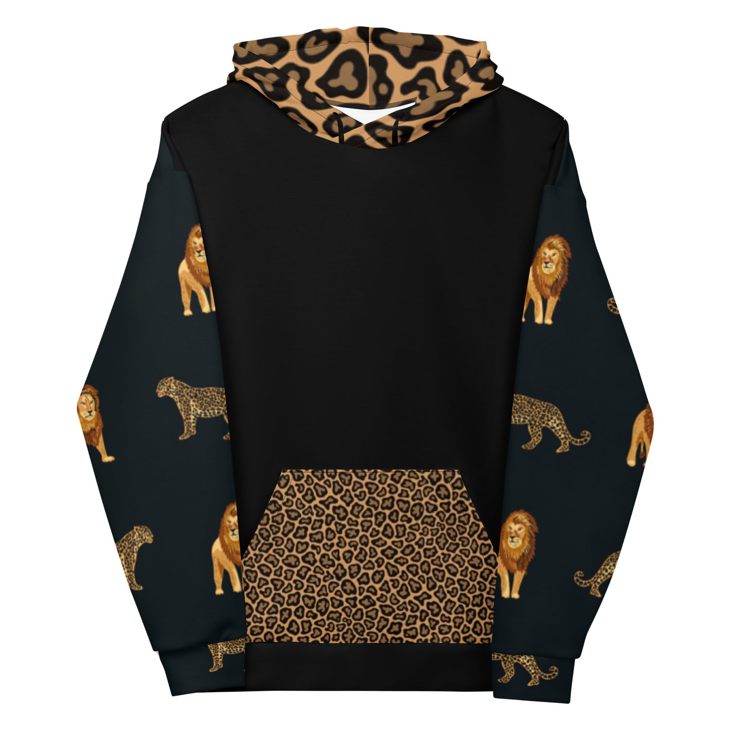 Hoodie Jaguar and Lion