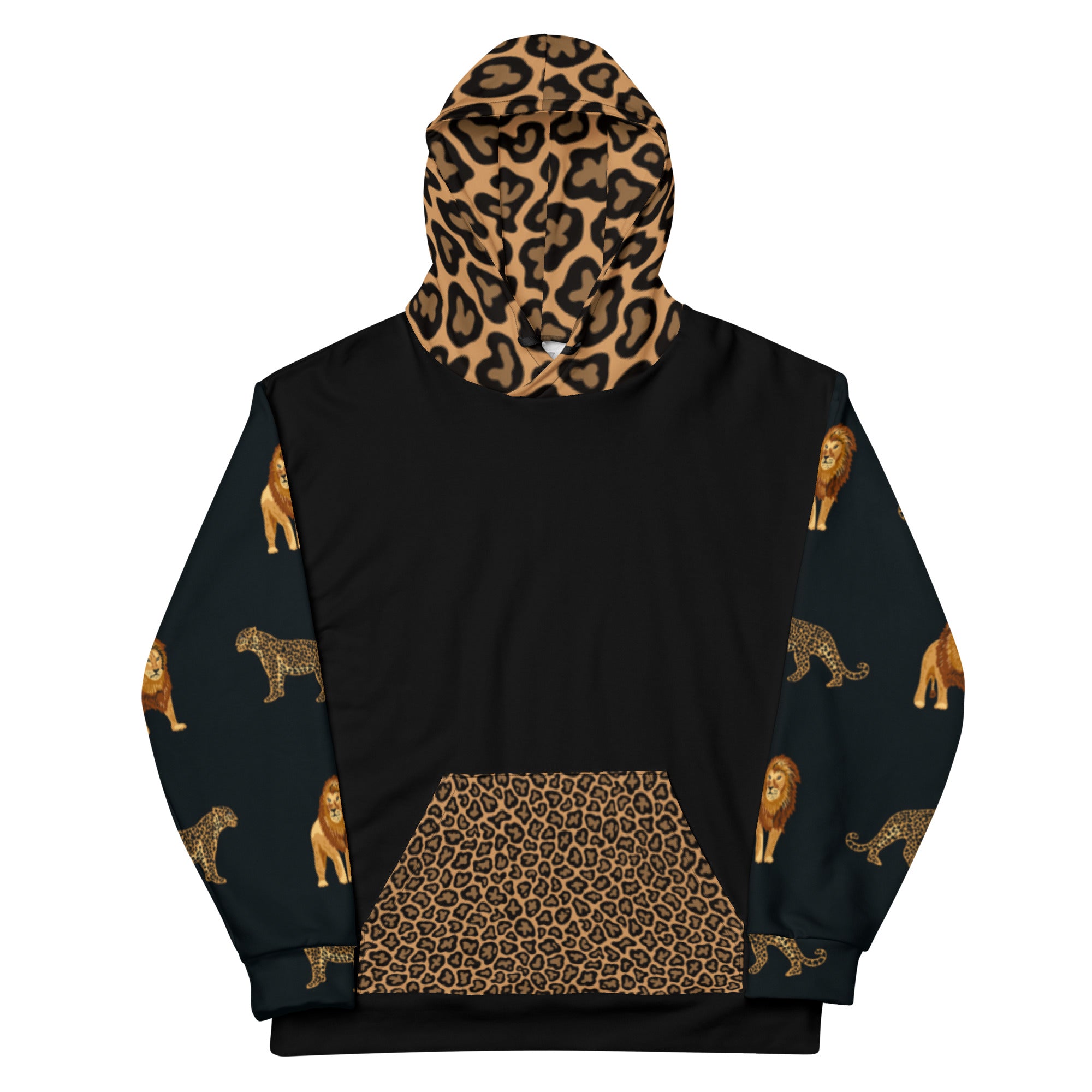 Hoodie Jaguar and Lion