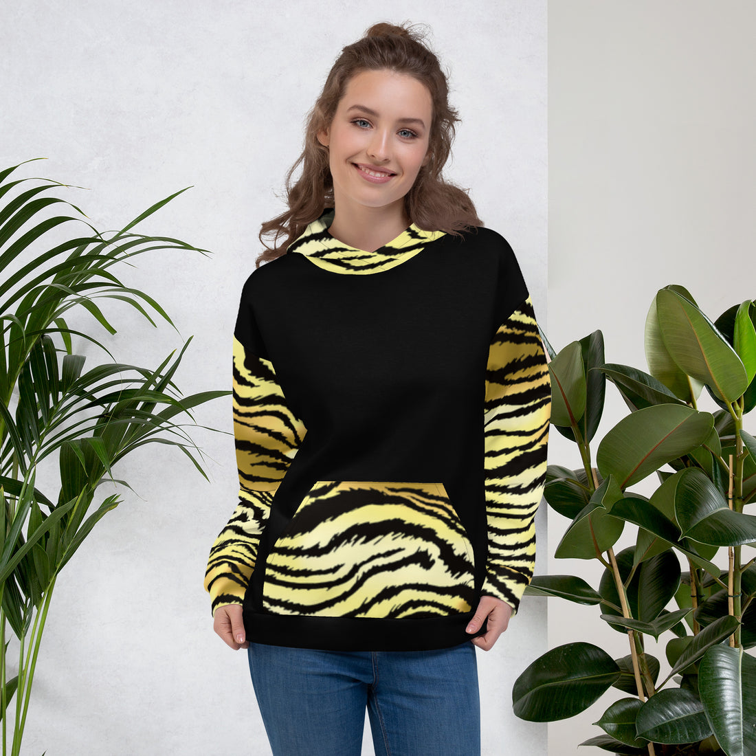 Sudadera con capucha Jaguar Amarillo