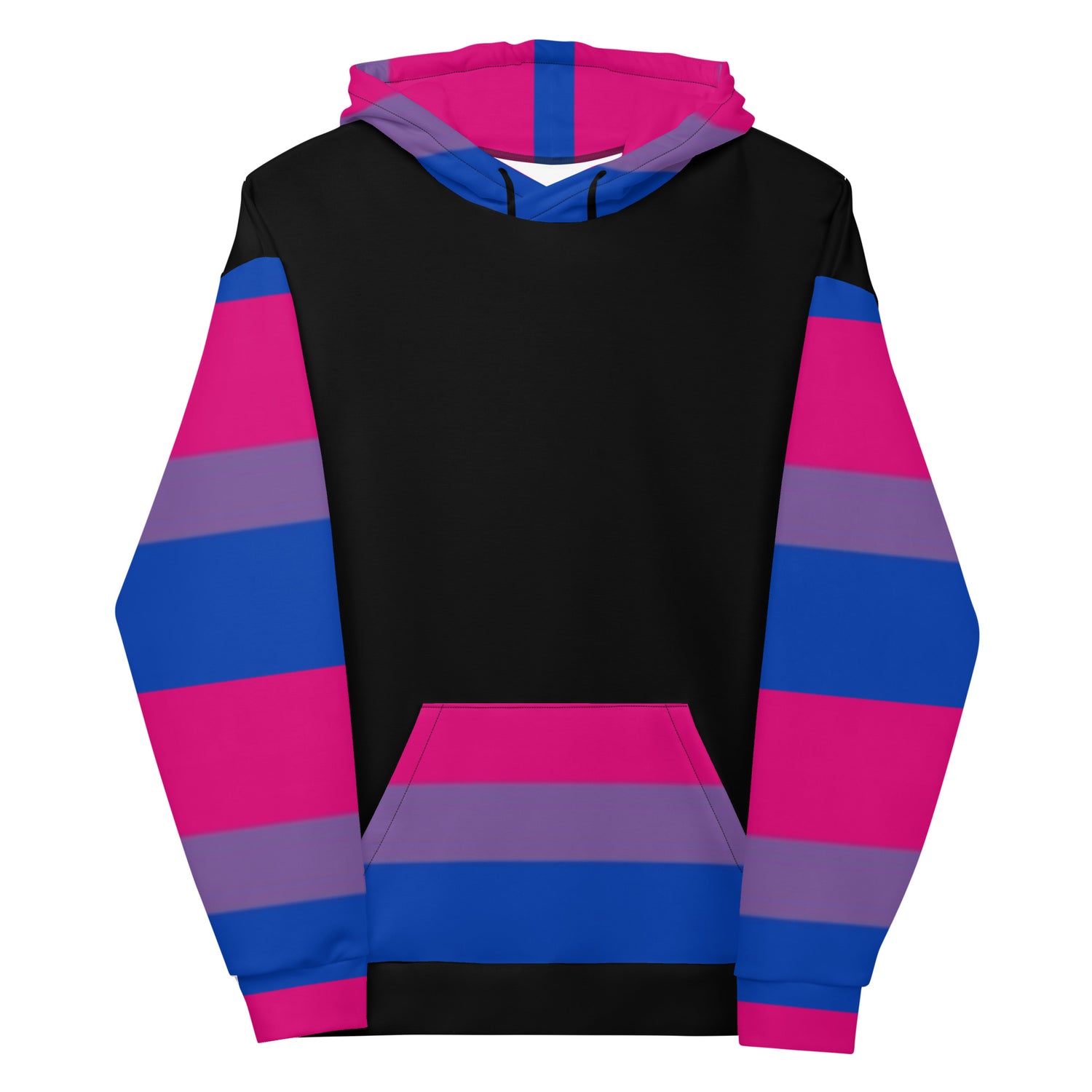 Sudadera con capucha Bandera del Orgullo Bisexual