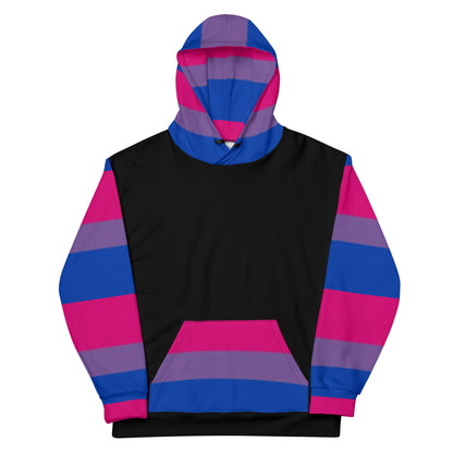 Sudadera con capucha Bandera del Orgullo Bisexual